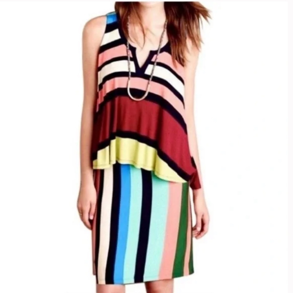 Anthropologie Maeve Davina Color
Striped Dress